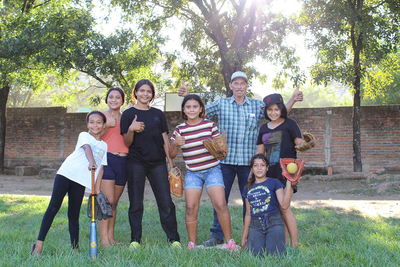 初日の練習風景