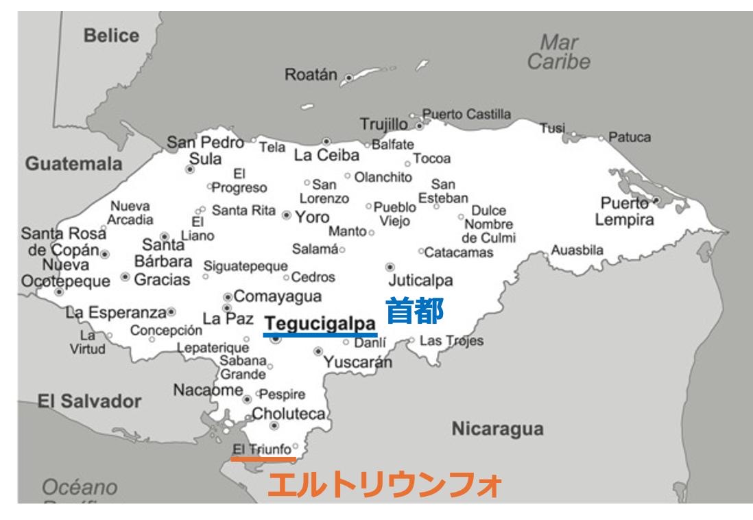 エルトリウンフォの地図